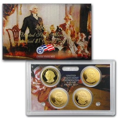 2007 United States Mint Presidential $1 Coin Proof Set